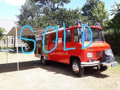 Mercedes 608D Ex German Fire Truck Motorhome