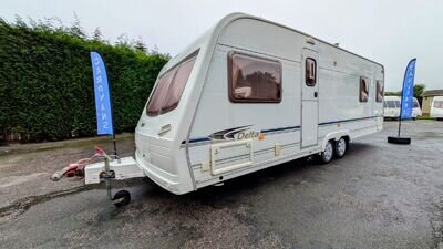 LUNAR DELTA 640-EW - 2003 TWIN AXLE 4 BERTH CARAVAN - PART EX TO CLEAR