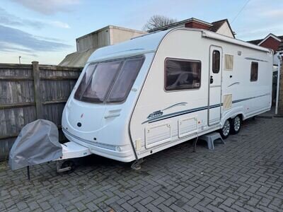 2005 Sterling Elite Searcher Twin Axle 4 Berth Caravan, Air Con ,No Reserve!