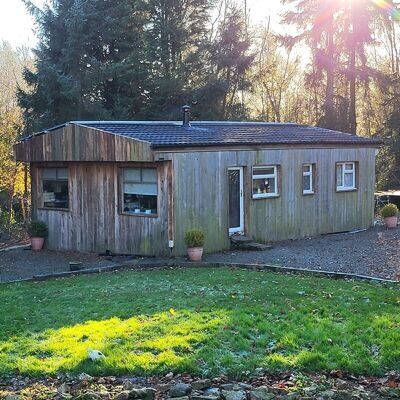 Uniquely Converted Larch Clad Twin Unit Mobile Home / Garden Annex / Eco Lodge