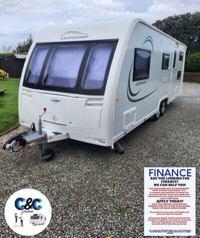 2015 LUNAR QUASAR 646 6 BERTH TWIN AXLE TOURING CARAVAN WITH MOTOR MOVER