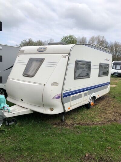 Hobby coach built touring caravan - German quality.