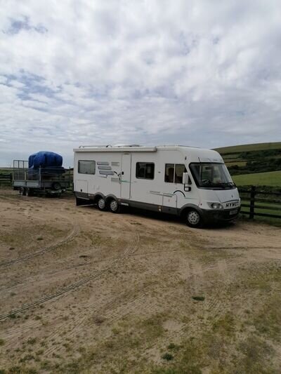 2003 hymer 754 motorhome camper fiat 2.8 tdi 6 berth 75k miles £5k on new boiler