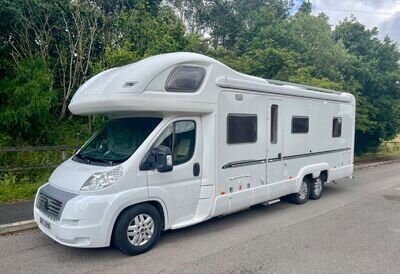 2007 FIAT 3.0 BESSACARR E769 LHD TAG AXLE MOTORHOME, 39K MILES, FIXED ISLAND BED