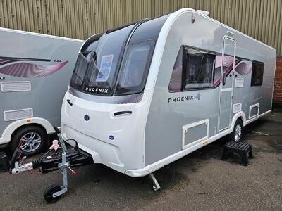 New 2025 Bailey Phoenix GT75 642 4 Berth Twin Single Fixed Beds Rear Washroom