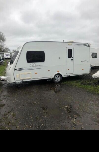 Lunar Clubman 2009 2 berth caravan motor mover full awning