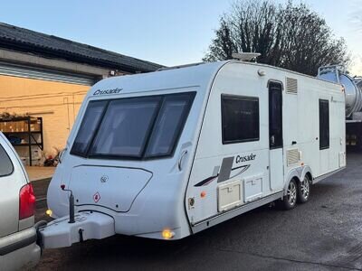 2010 Elddis crusader supersirocco, Fixed bed end bathroom twin axle