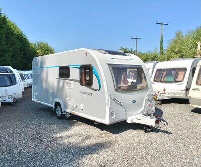 ✅2015 BAILEY PURSUIT 430 FIXED BED 4 BERTH CARAVAN - MOTOR MOVER - CRIS✅