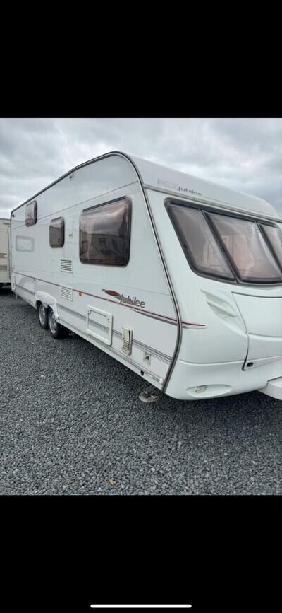 Ace Jubilee Equerry 6 berth touring caravan twin axle tourer holiday towable