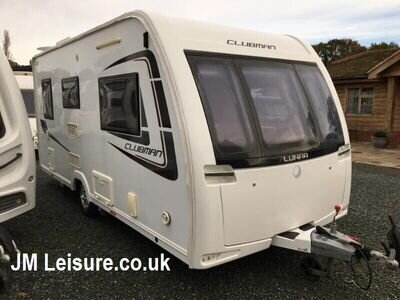 Lunar Clubman Ck 2014 2 Berth Caravan, 1147Kg End Shower, Powrtouch Mover,