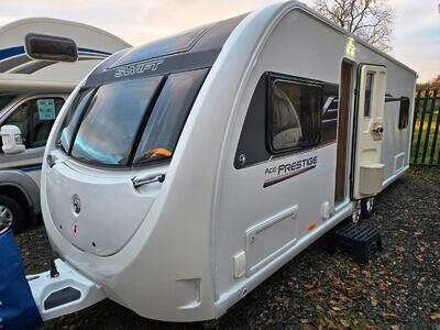 Swift Ace Prestige 2022 6 Berth Fixed Bed Twin Axle Touring Caravan