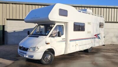 Mercedes 416 Geist motorhome garage