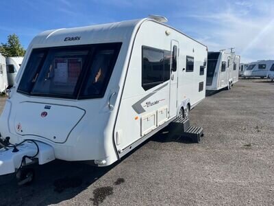 6 BERTH ELDDIS CRUSADER TEMPEST 2012 TWIN AXLE WITH QUAD MOVER&AWNING