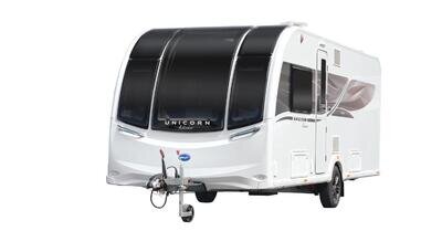 New 2025 Bailey Unicorn Deluxe Vigo 4 Berth Transverse Island Bed