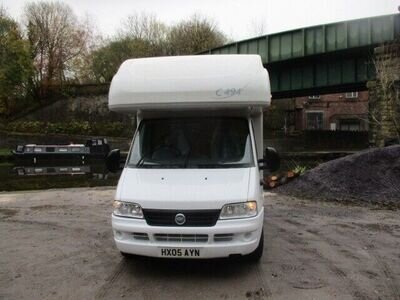 HYMER C494 2005 ONLY 31000 MILES GENUINE 4 BERTH , AWNING