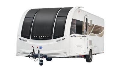 New 2025 Bailey Alicanto Grande Deluxe Sintra 4 Berth Transverse Island Bed