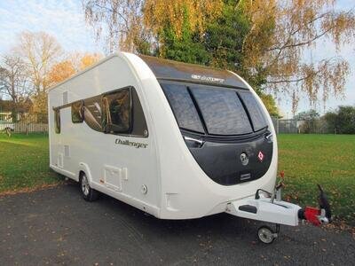 2022 Swift Challenger 480 - 2 Berth End Washroom Touring Caravan