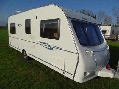 Coachman Atlantia 530/4 2004 4 Berth Single Axle Touring Caravan with Fixed Bed