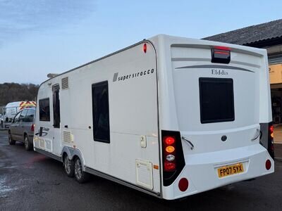 2009 Elddis Crusader Supersirocco fixed bed twin axle