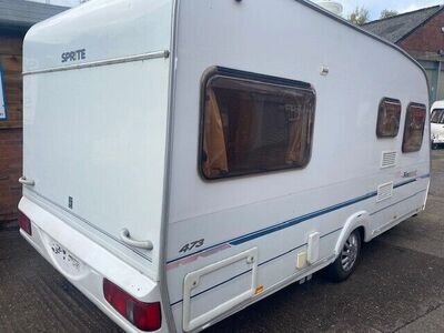 Sprite Firebrand 4 Berth Caravan with a Fixed bed