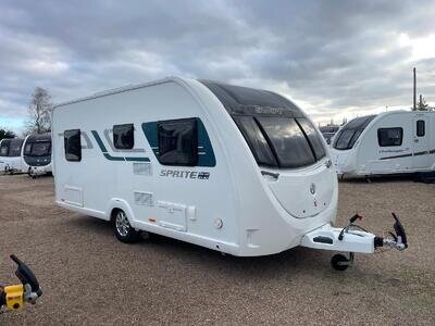 2018 SWIFT/SPRITE ALPINE 4 - 4 BERTH FIXED BED TOURING CARAVAN - MOTOR MOVER