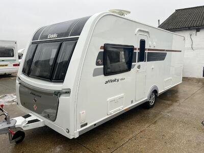 2020 Elddis Affinity 554 Fixed island bed