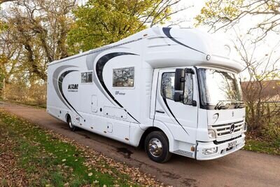 Mercedes Motorhome with large garage