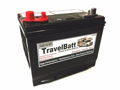 12V 85AH TB24MF Deep Cycle Leisure Battery Motorhome Caravan Campervan