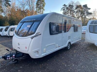 STERLING ELITE 565 - 2017 - FIXED SINGLE BEDS - MOVER & AWNING - PRISTINE -