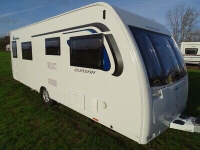 Lunar Quasar 574 2016 4 Berth Single Axle Touring Caravan,Mover,Island Bed,F.S.H