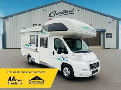 2008 Fiat Chausson WELCOME 57 TOP MOTORHOME CAMPERVAN 6 BERTH BUNK BEDS NT HYMER