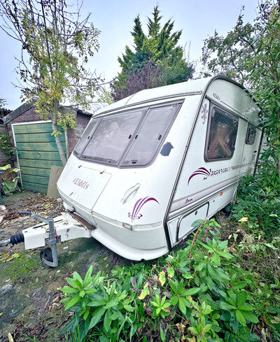 Caravan 4 berth, Elddis Storm (630x210cm) Vintage - Good Condition