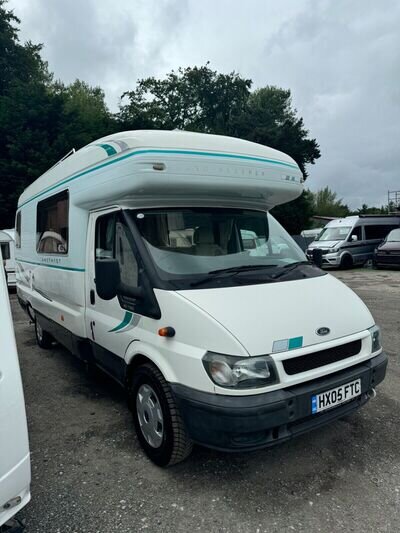 2005 Autosleeper Amethyst Ford Transit Motorhome Rear Seatbelts Five Berth