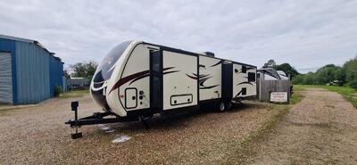 AMERICAN 2017 SPREE 3 SLIDEOUT NORMAL TOWBAR 35FT American Caravan RV