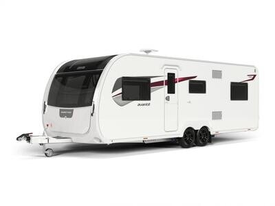 New 2025 Elddis Avante 840 Rear Fixed Bed Side Dinette 10 YR Body shell Warranty