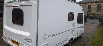 ABBEY FREESTYLE 470SE 2 BERTH CARAVAN 2005 ONE OWNER FROM NEW