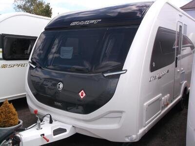 2024 Swift Challenger 560 SE Grande 4 berth fixed island bed centre washroom.