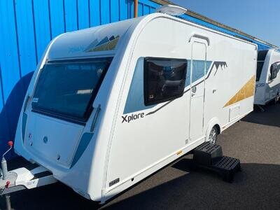 New 2024 Xplore 554 SE Lightweight Transverse Island Double Bed - WAS £23939