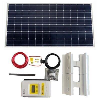 Victron Energy 115 Watt 12V Solar Panel Kit, 10 Amp MPPT Photonic Dual Charger