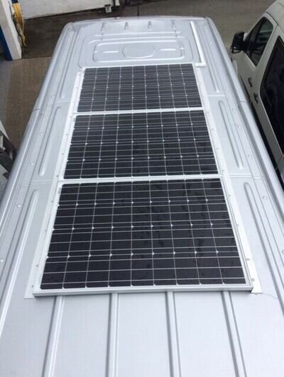 Solar Panel Kits Fitted Vw Transporter Crafter Campervan Motorhome Caravan