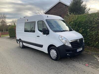 2019 Vauxhall Movano 2.3 CDTI H2 EURO6 ULEZ COMLIANT 130ps WELFARE CREW VAN 1 OW