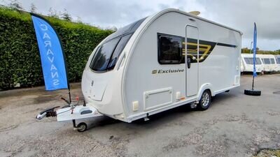 SWIFT SPRITE EXCLUSIVE 2018 4 BERTH CARAVAN WITH FIXED BED, MOTOR MOVER & AWNING