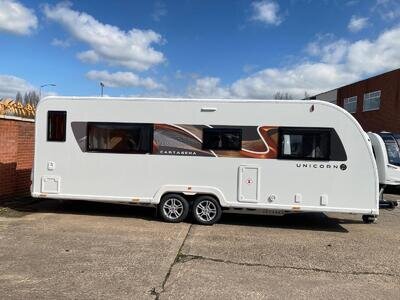 NEW 2024 Bailey Unicorn Cartagena - 4 Berth Fixed Double Bed - WAS £35144