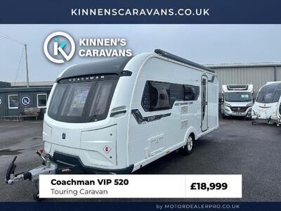 Coachman VIP 520 2019 3 Berth Touring Caravan