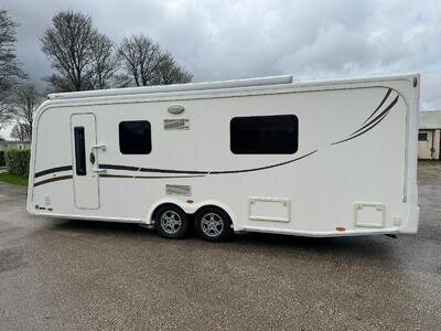 Inos 70 Slide Out Caravan made by Fifth Wheel Company Luxury 4 Berth 2012