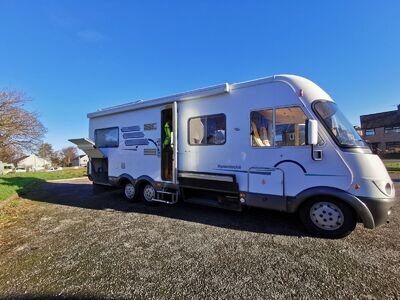 2003 hymer 754 motorhome camper fiat 2.8 tdi 6 berth 75k miles £5k on new boiler