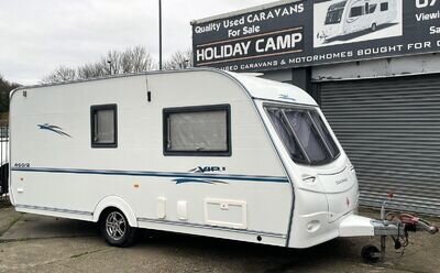 2007 COACHMAN VIP 460/2, 2 BERTH WITH END BATHROOM & MOTOR MOVER, AIR AWNING!