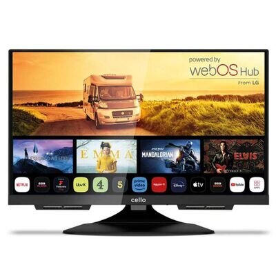 Cello 19" Smart WebOS 12V/230V Traveller TV with Perfect Pitch