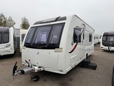 4 BERTH LUNAR LEXON 570 WITH FIXED SINGLE BEDS 2017 WITH 3MTS WARRANTY&PACK