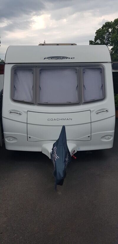 4 berth touring caravans used fixed bed coachman pastiche 545/4